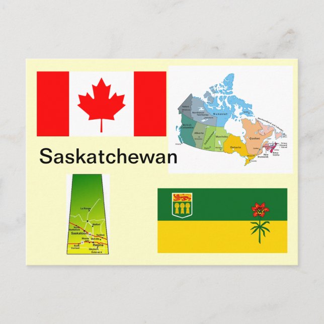 Saskatchewan Canada Postcard (Front)