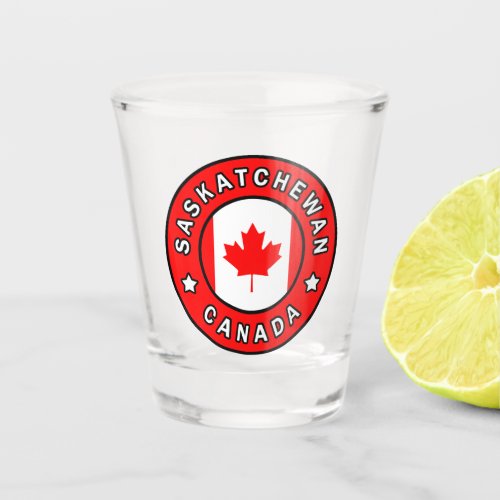 Saskatchewan Canada Shot Glass