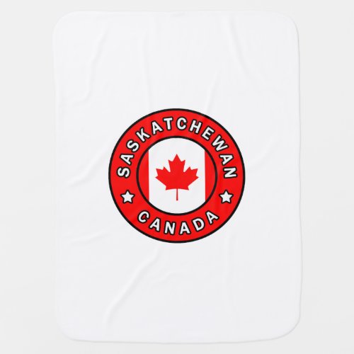 Saskatchewan Canada Stroller Blanket