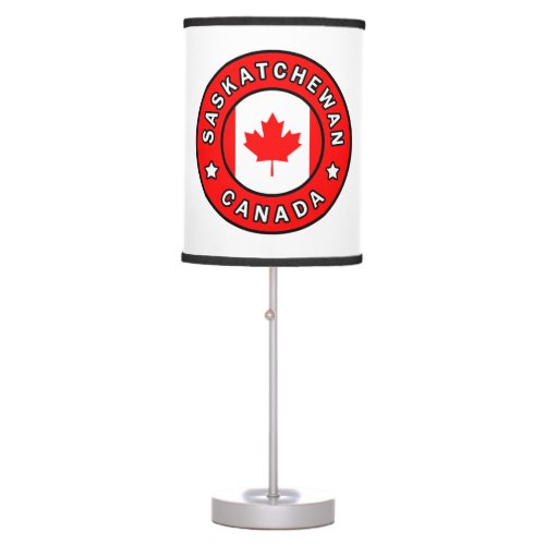 Saskatchewan Canada Table Lamp