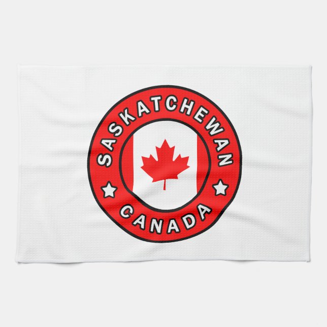 Saskatchewan Canada Towel (Horizontal)