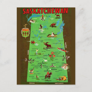 Saskatchewan Canada Vintage Postcard