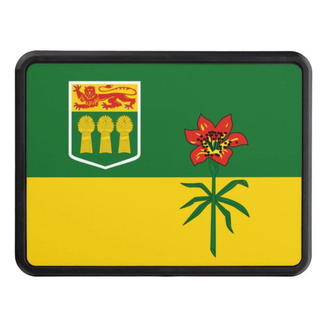 Saskatchewan Flag (CANADA) Hitch Cover (Front)
