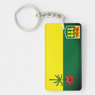 Saskatchewan Flag (CANADA) Keychain