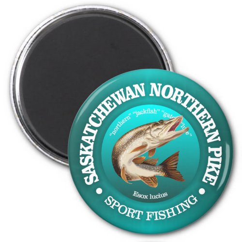 Saskatchewan Pike Fishing Magnet