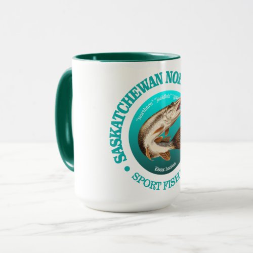 Saskatchewan Pike Fishing Mug