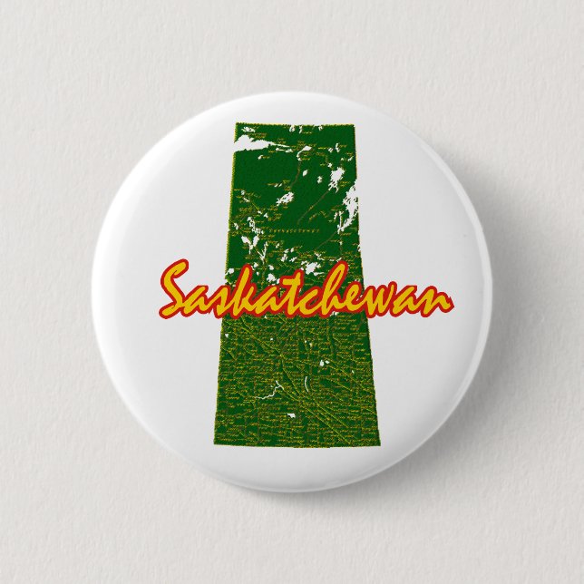 Saskatchewan Pinback Button (Front)