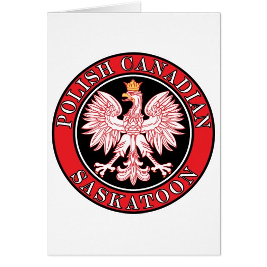 Saskatoon Polish Canadian Eagle Cards (Front)