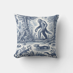 Sasquatch 1 throw pillow