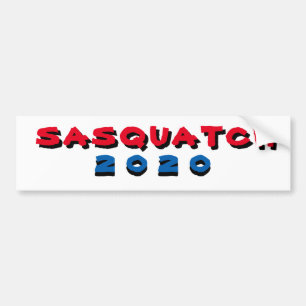Sasquatch 2020 Election Bumper Sticker