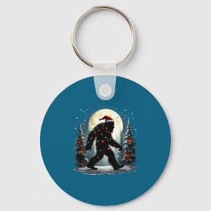 Sasquatch 67 Santa Bigfoot Christmas Tree Funny Keychain