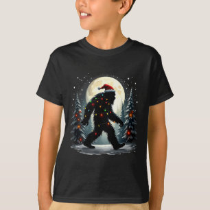 Sasquatch 67 Santa Bigfoot Christmas Tree Funny  T-Shirt
