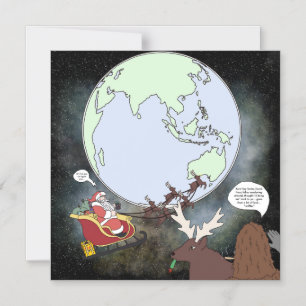 Sasquatch and Santa Magnet