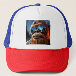 Sasquatch and Stars Trucker Hat