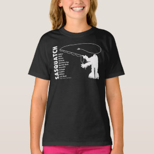 Sasquatch Angler Petroglyph T-Shirt