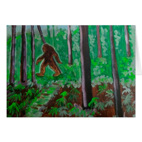 Sasquatch Bigfoot Art _ Garden Variety Sasquatch