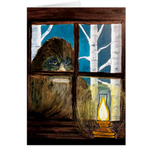 Sasquatch Bigfoot Art - "People Watcher" Cards