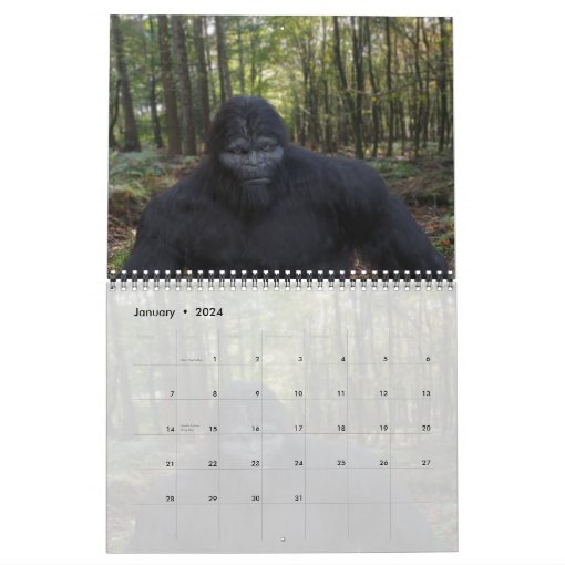 SASQUATCH BIGFOOT CALENDAR Zazzle