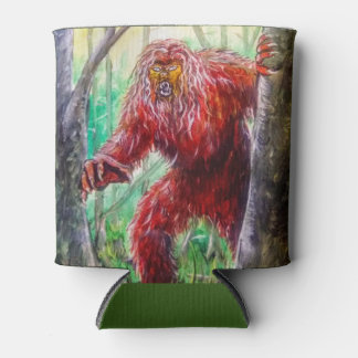 Sasquatch Bigfoot Can Cooler Coozie