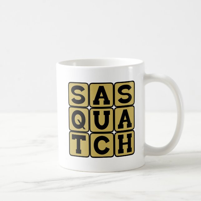 Sasquatch, Bigfoot Coffee Mug (Right)