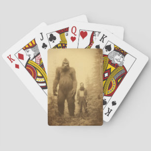 Sasquatch/Bigfoot Playing Cards, Cryptids Poker Cards