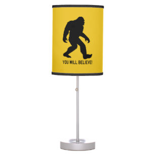 Sasquatch (Bigfoot) You Will Believe! Table Lamp