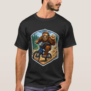Sasquatch BMX Bike Rider Big-Foot Shaka Freestyle T-Shirt