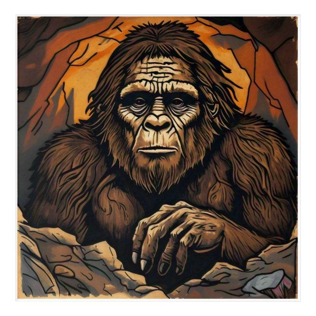 Sasquatch Cave Acrylic Print (Front)