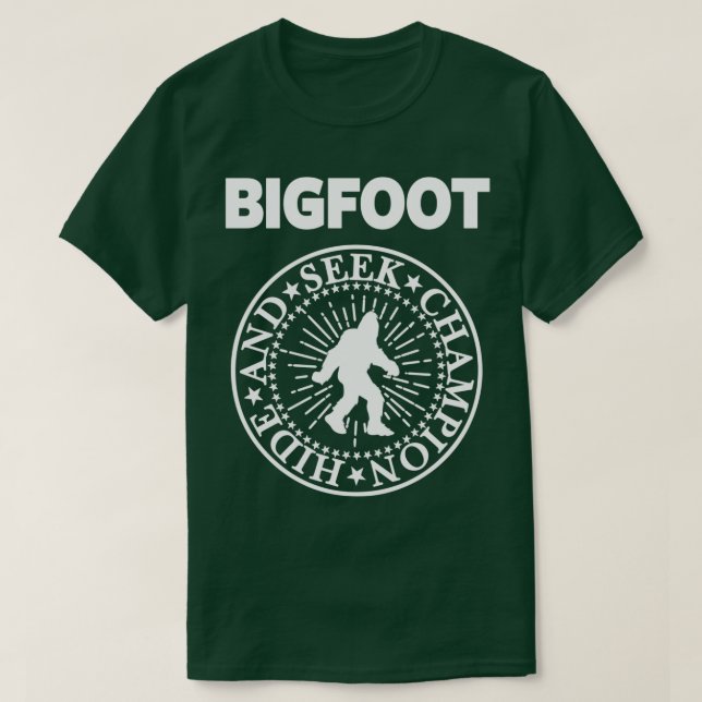 Sasquatch Cryptid Funny Bigfoot 1 T-Shirt (Design Front)
