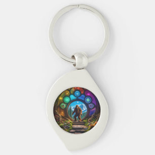 Sasquatch Dimensional Portal Keychain