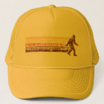 Sasquatch Distressed Vintage Retro Trucker Hat at Zazzle