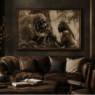 Sasquatch Elder 36x24 Gallery Wrap