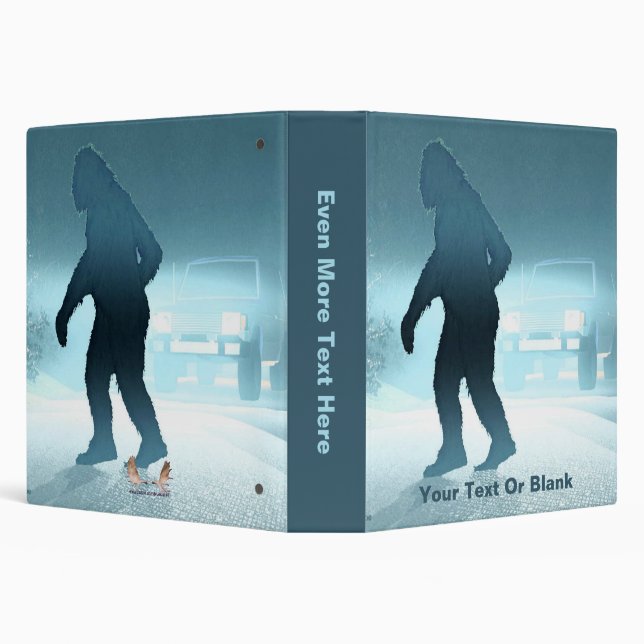 Sasquatch Encounter 3 Ring Binder (Background)
