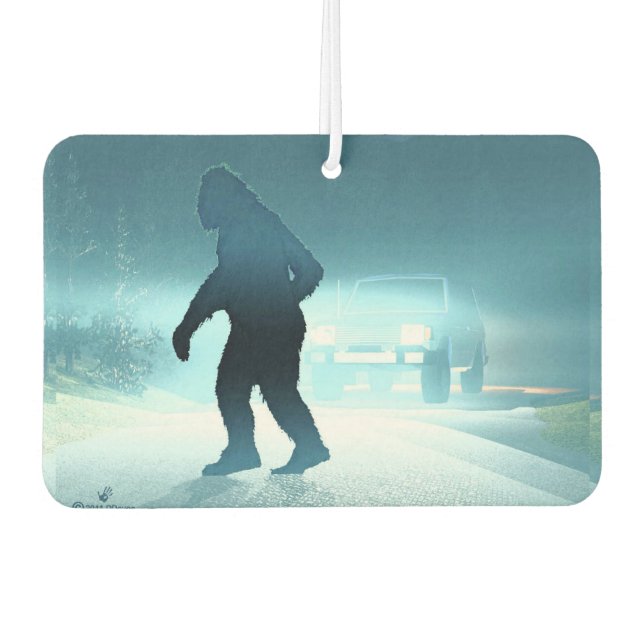 Sasquatch Encounter Air Freshener (Front)