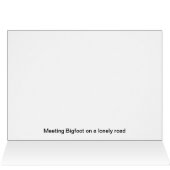 Sasquatch Encounter Cards (Inside Horizontal (Top))