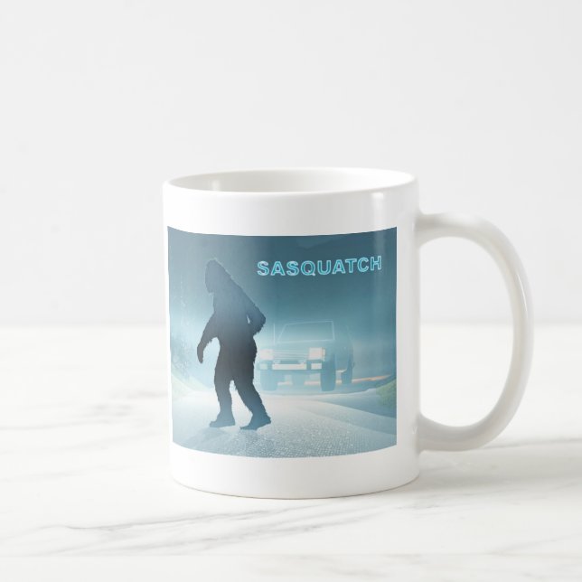 Sasquatch Encounter Coffee Mug (Right)
