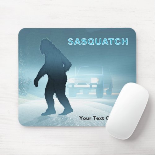 Sasquatch Encounter Mouse Pad