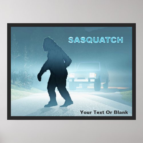 Sasquatch Encounter Poster