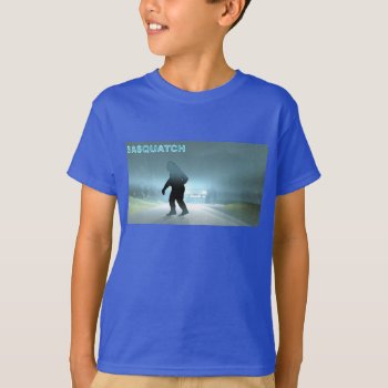 Sasquatch Encounter T-shirt by Bluestar48 at Zazzle