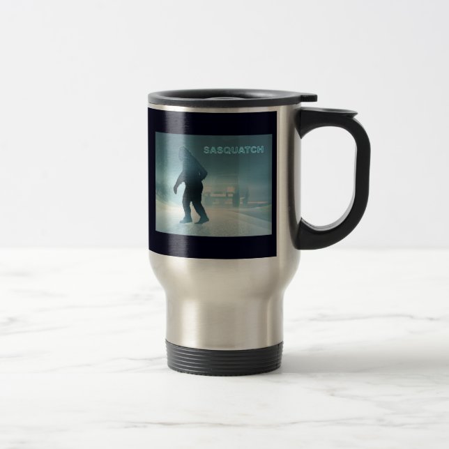 Sasquatch Encounter Travel Mug (Right)