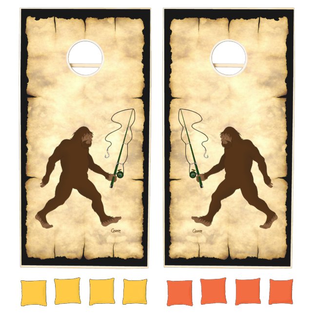 Sasquatch Fishing - Corn Hole Game (Set)