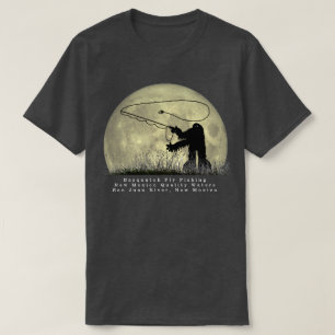 Sasquatch Fly Fishing New Mexico T-Shirt