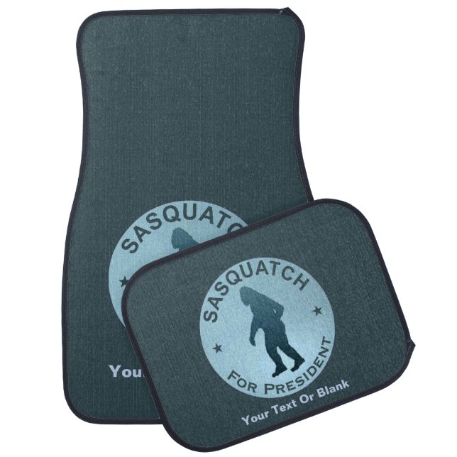 Sasquatch For President Car Mat (Set)