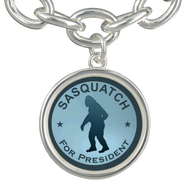 Sasquatch For President Charm Bracelet (Design)