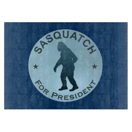 Sasquatch For President Cutting Board