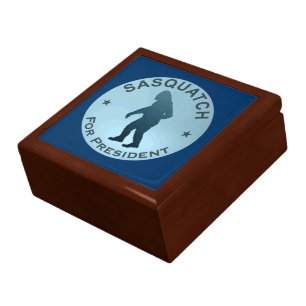 Sasquatch For President Jewelry Box