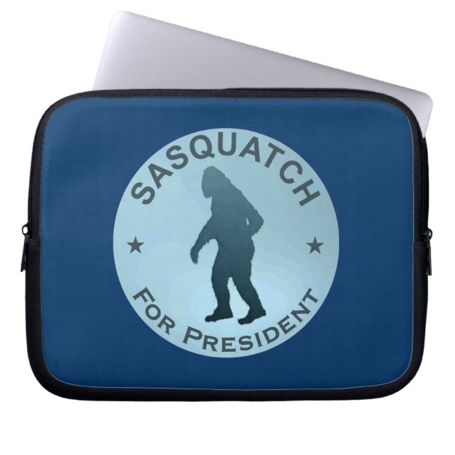 Sasquatch For President Laptop Sleeve (Front)