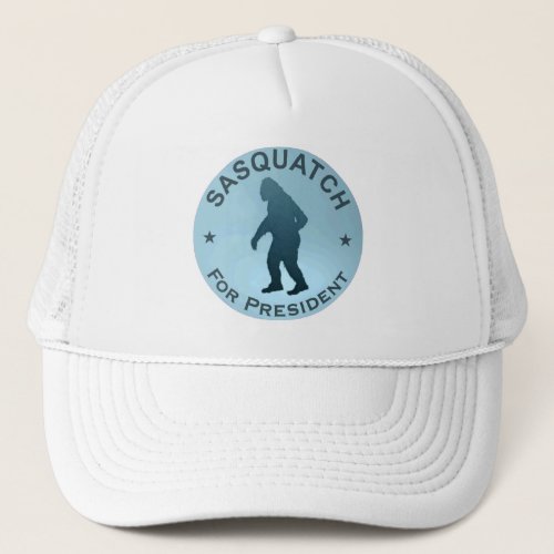 Sasquatch For President Trucker Hat