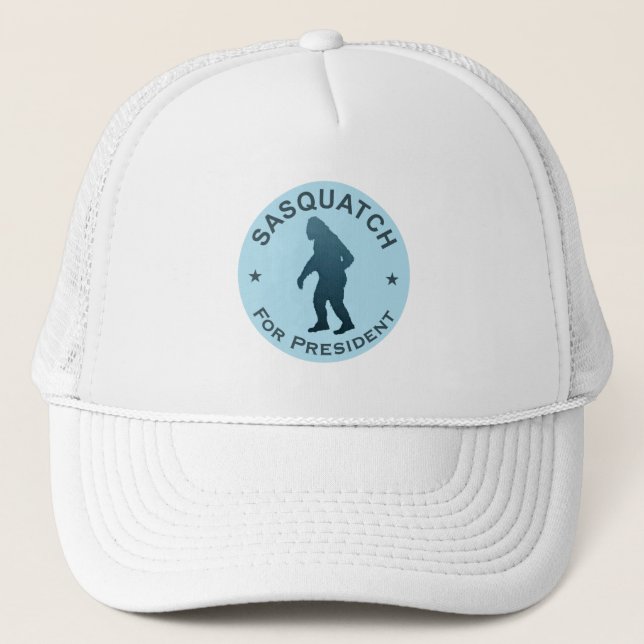 Sasquatch For President Trucker Hat (Front)