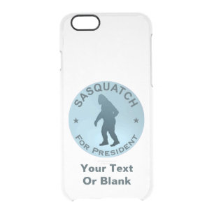 Sasquatch For President Clear iPhone 6/6S Case